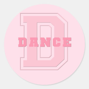 Dance Classic Round Sticker
