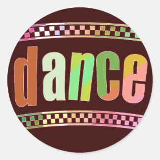 Dance Classic Round Sticker