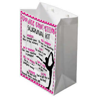Dance Competition Survival Kit Medium Gift Bag