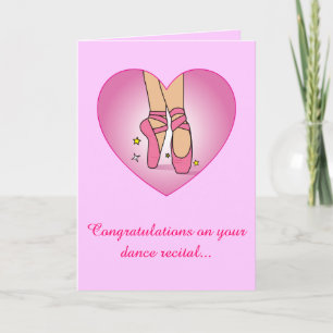 Dance Considérant Félicitations Carte