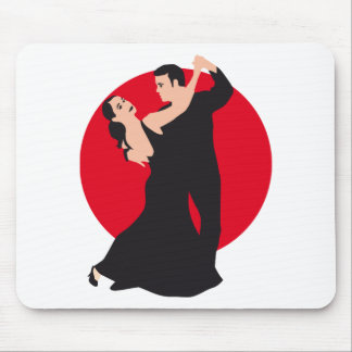 Dance couple mouse pad