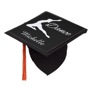 DANCE custom monogram & colour tassel topper