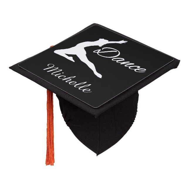 DANCE custom monogram & colour tassel topper (Angled)