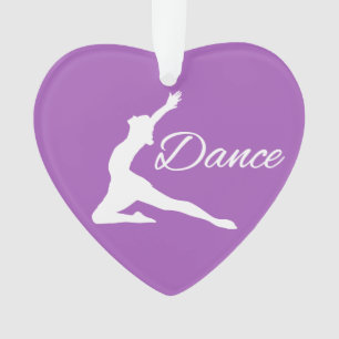 DANCE custom text & colour ornament