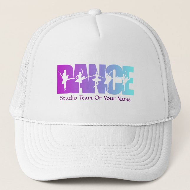 DANCE Customized With Name Trucker Hat (Front)