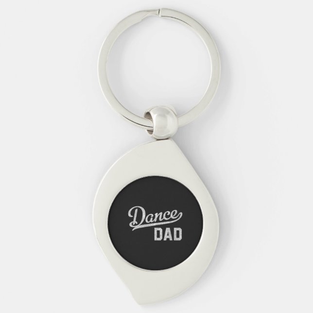 Dance Dad Proud Dancer Father Keychain (Front)