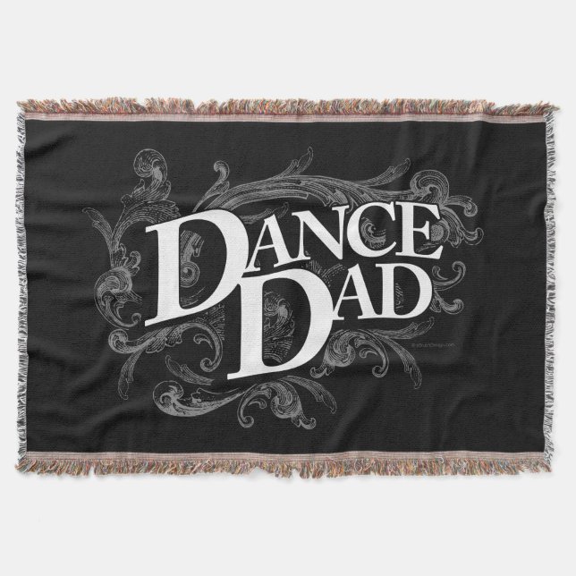 Dance Dad Throw Blanket (Front)