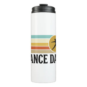 Dance Dad Vintage Retro Engraving Shirt Design_1 Thermal Tumbler
