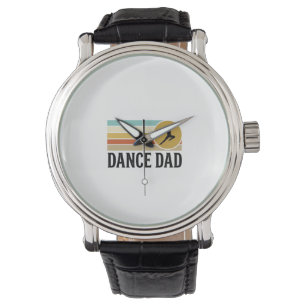 Dance Dad Vintage Retro Engraving Shirt Design_1 Watch