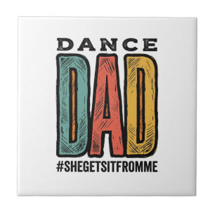 Dance Dad Vintage Typography Shirt Design_1 Tile