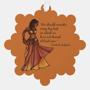 Dance daily ornament card