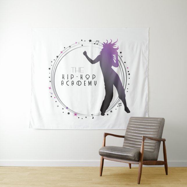 Dance Dancer Academy Show Trade Show Backdrop Tapestry (In Situ (Horizontal))