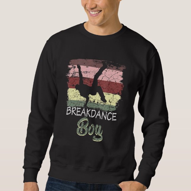 Dance Dancing Breakdance Boy 12 Sweatshirt (Front)