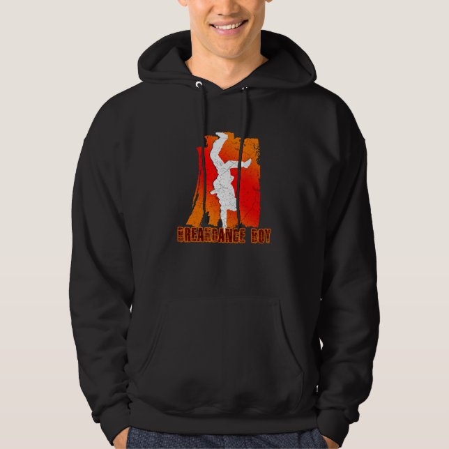 Dance Dancing Breakdance Boy 2 Hoodie (Front)