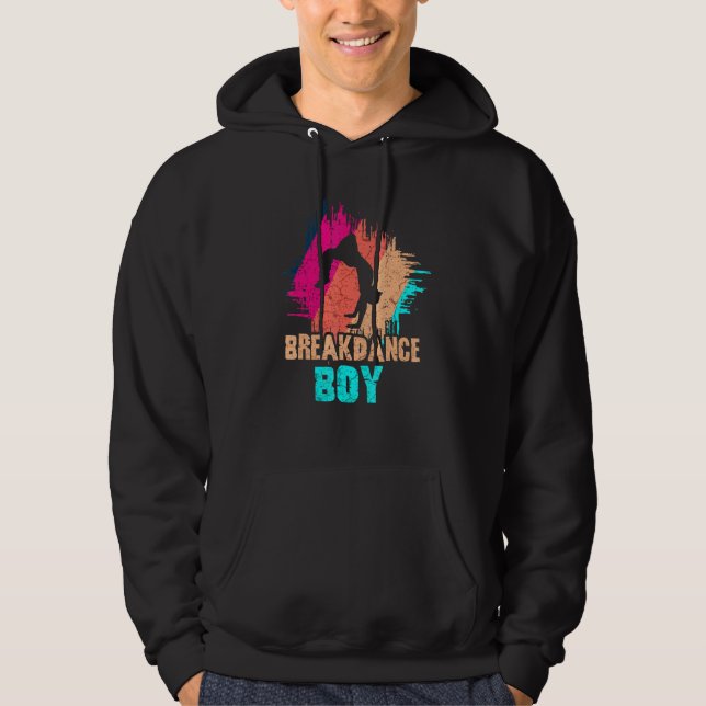 Dance Dancing Breakdance Boy 6 Hoodie (Front)