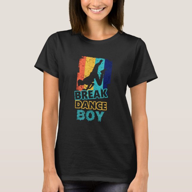 Dance Dancing Breakdance Boy T-Shirt (Front)