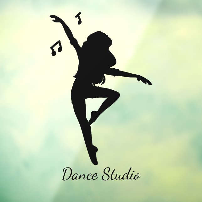 Dance Dancing Design Window Cling (Sheet 3)