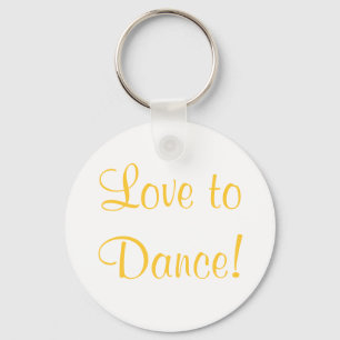 Dance Dancing Keychain