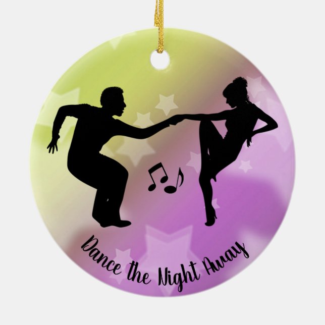 Dance Dancing Ornament (Back)