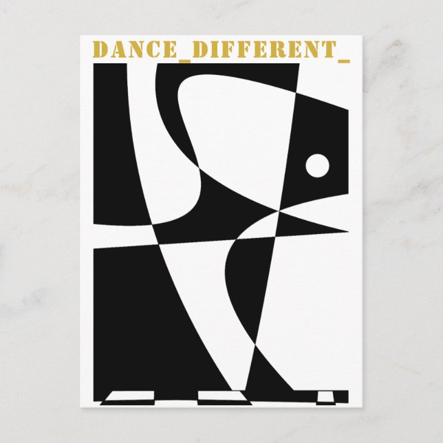 DANCE_DIFFERENT_ POSTCARD (Front)
