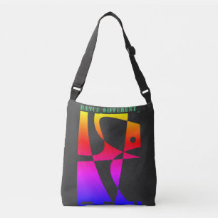 DANCE_DIFFERENT_ Rainbow Grey Crossbody Bag