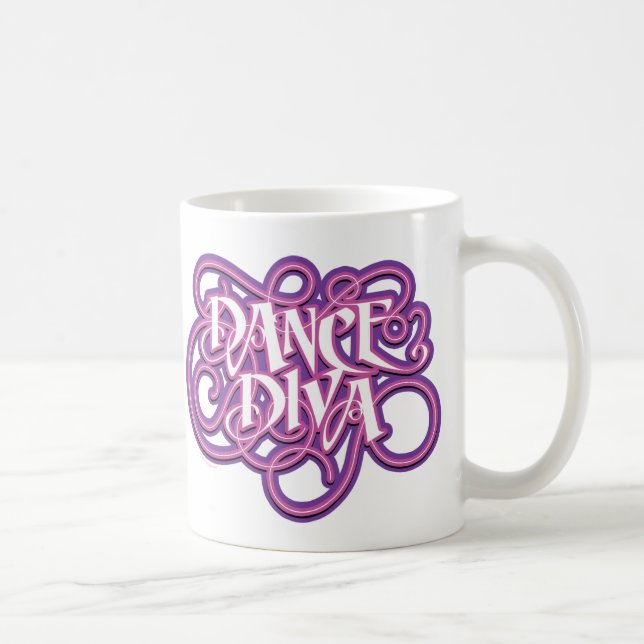 Dance Diva Café Mug (Droite)