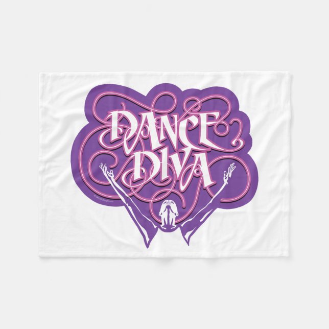 Dance Diva Fleece Blanket (Front (Horizontal))