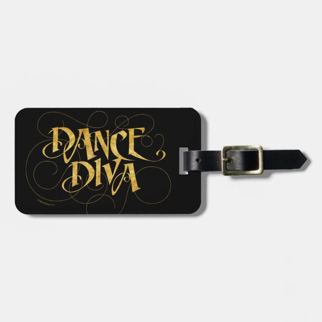 Dance Diva Luggage Tag (Front Horizontal)