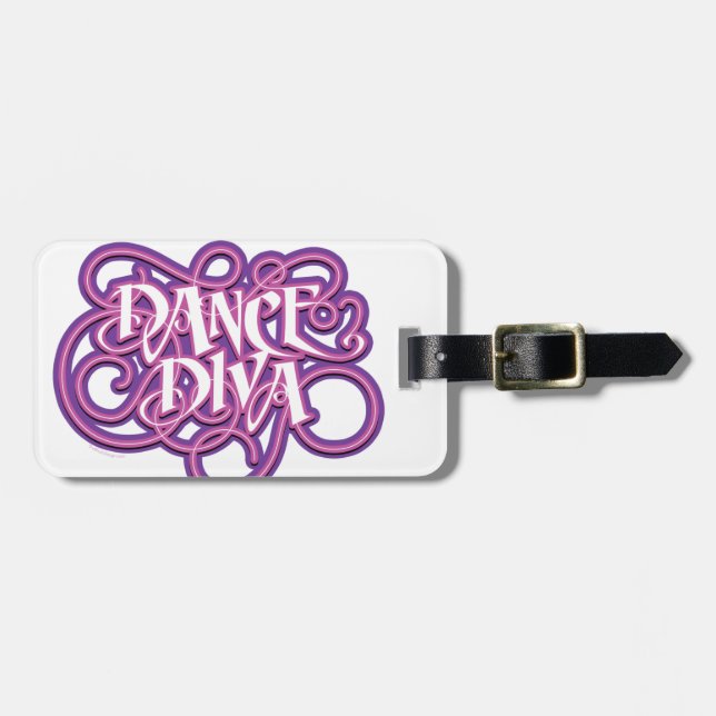Dance Diva Luggage Tag (Front Horizontal)