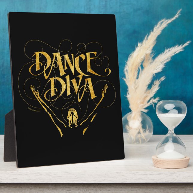 Dance Diva Plaque (Side)