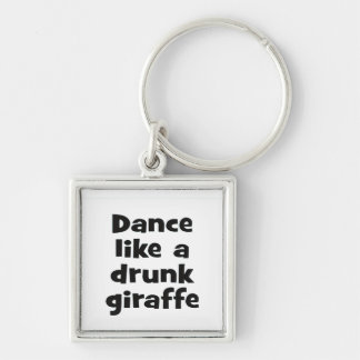 Dance drunk giraffe bf keychain