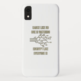 Dance Encrypt Programming iPhone XR Case