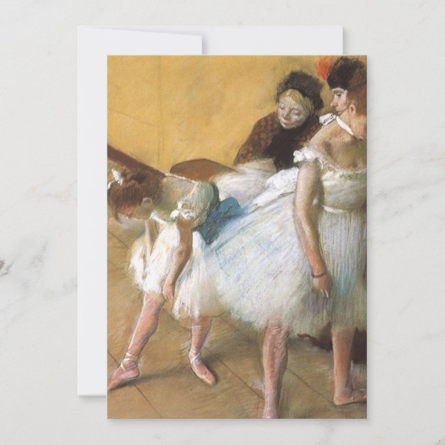 Dance Examination by Edgar Degas, Vintage Ballet (Front)
