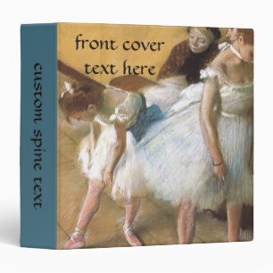 Dance Examination by Edgar Degas, Vintage Ballet Binder