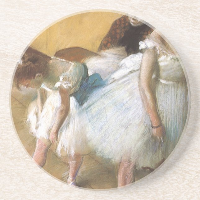Dance Examination by Edgar Degas, Vintage Ballet Coaster (Front)
