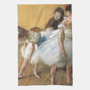 Dance Examination by Edgar Degas, Vintage Ballet Kitchen Towel
