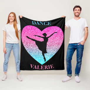 Dance Fleece Blanket w/ Personalized Name