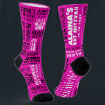 Dance Floor Bar & Bat Mitzvah Take Home Gift Socks<br><div class="desc">Give these away to your most special guest at your Bat Mitzvah party!</div>