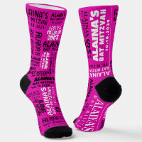 Dance Floor Bar & Bat Mitzvah Take Home Gift Socks