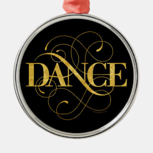 Dance Flourish Metal Ornament