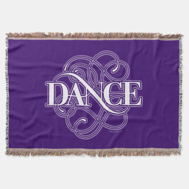 Dance Flourish Throw Blanket (Front)
