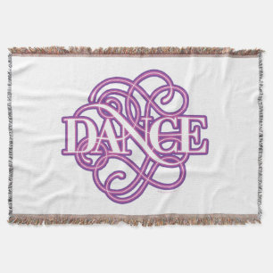 Dance Flourish Throw Blanket