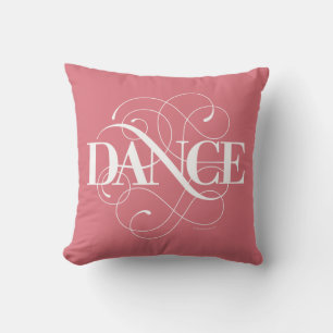 Dance Flourish Throw Pillow