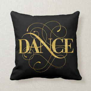 Dance Flourish Throw Pillow