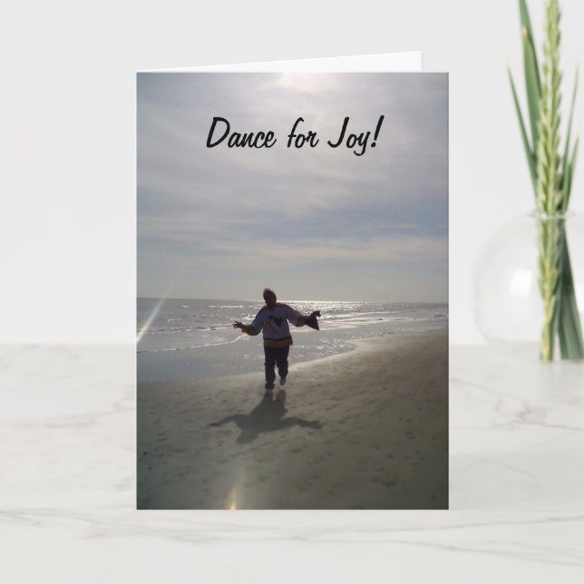 DANCE FOR JOY ON "30th" BIRTHDAY Card (Front)