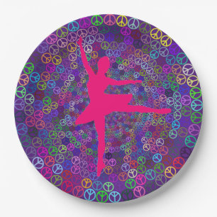 Dance for Peace Paper Plate