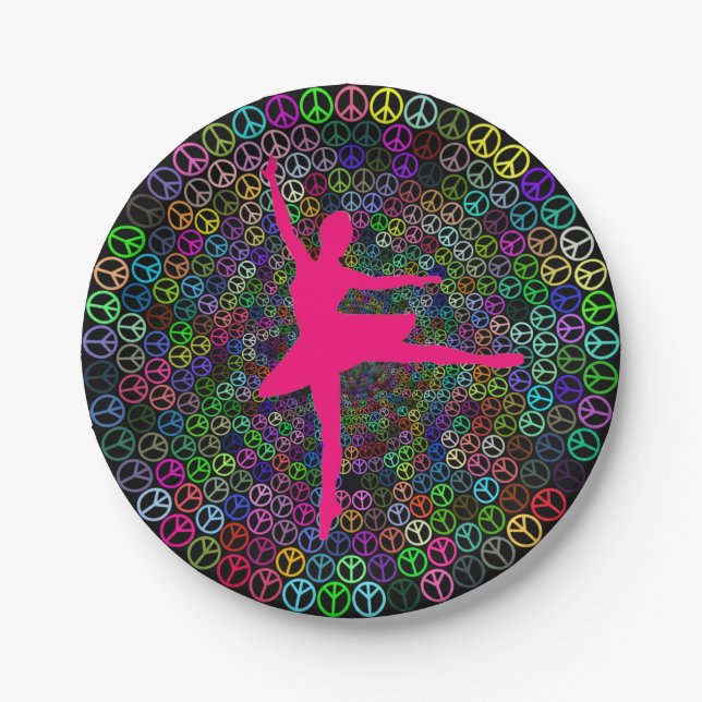 Dance for Peace   Paper Plate (Front)