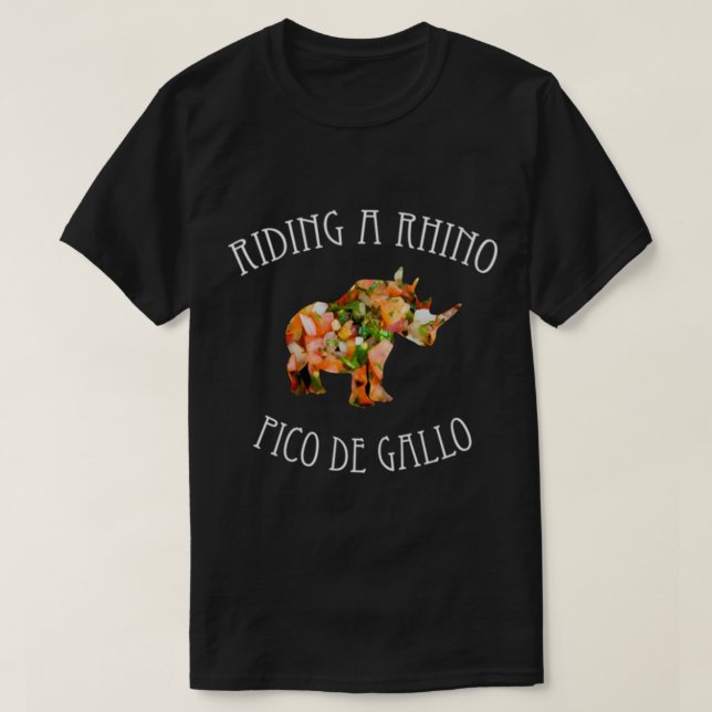 Dance Gavin Dance Riding A Rhino Pico De Gallo   T-Shirt (Design Front)