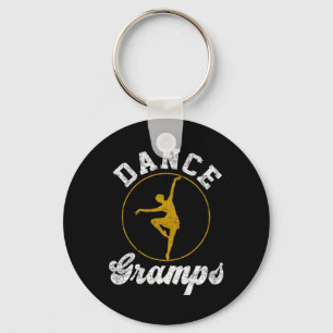 Dance Gramps Dance Lover Fathers Day Keychain