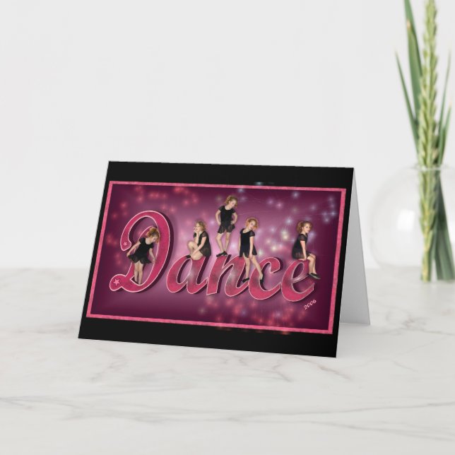Dance - greeting card (Front)